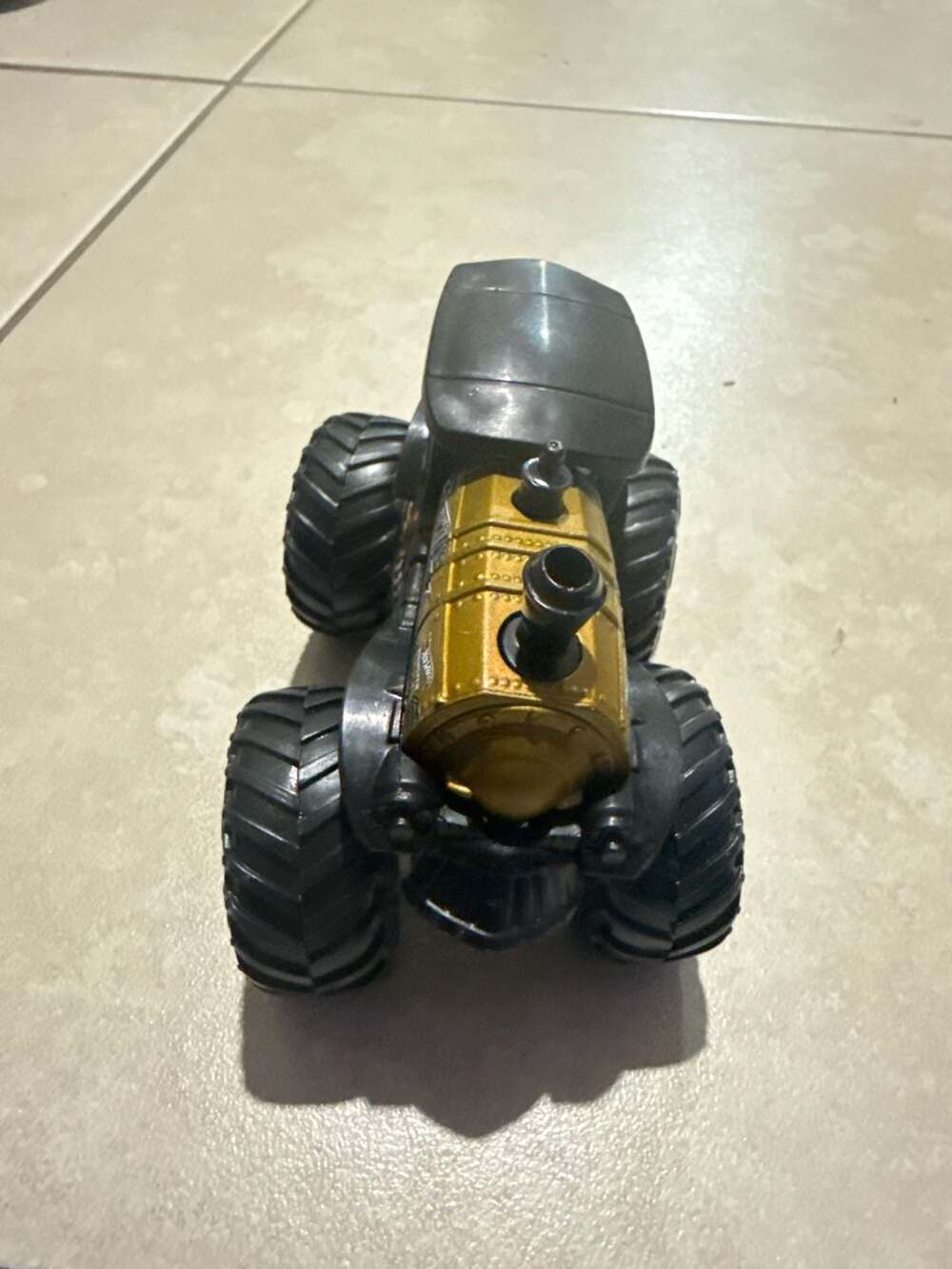 Hot Wheels Monster Truck Loco Punk Steam Engine 1:64 Diecast Black and Gold
